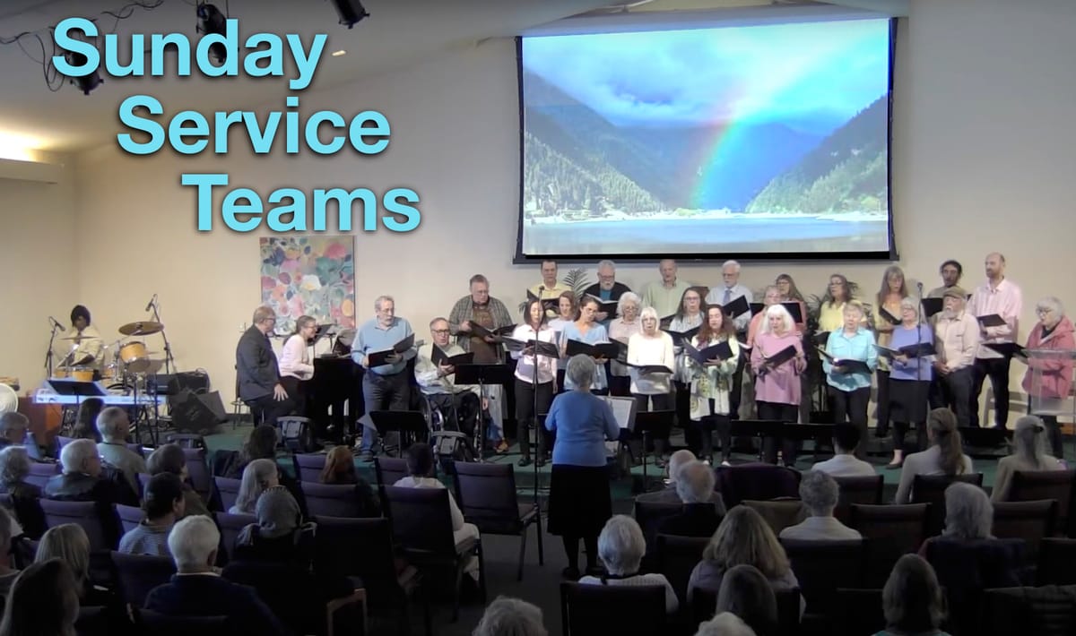 Sunday Service Teams & Coordinators